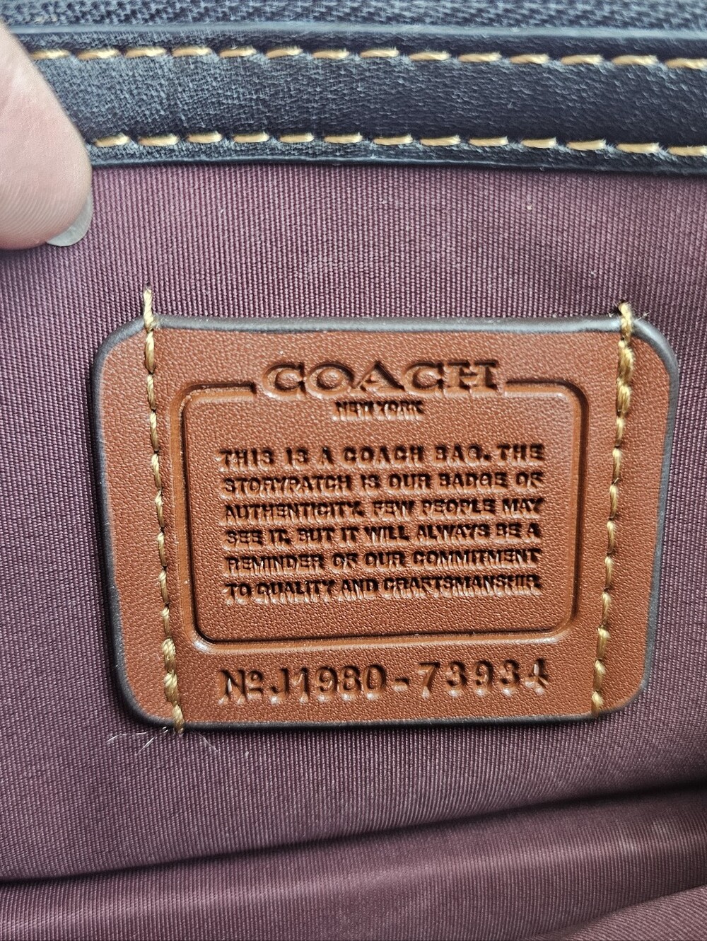 Authentic Coach Riley 18 1941 Colletion Bag - Picture 12 of 16